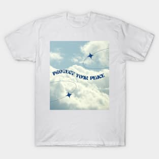 Protect Your Peace Blue Sky Art Print T-Shirt